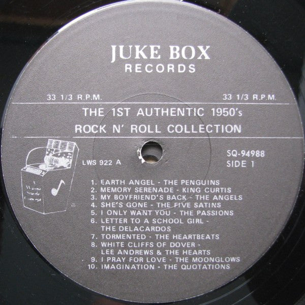 The First Authentic 1950's Rock & Roll Collection *BOX* | Excellent (EX) Very Good Plus (VG+) Get Cheap Vinyl