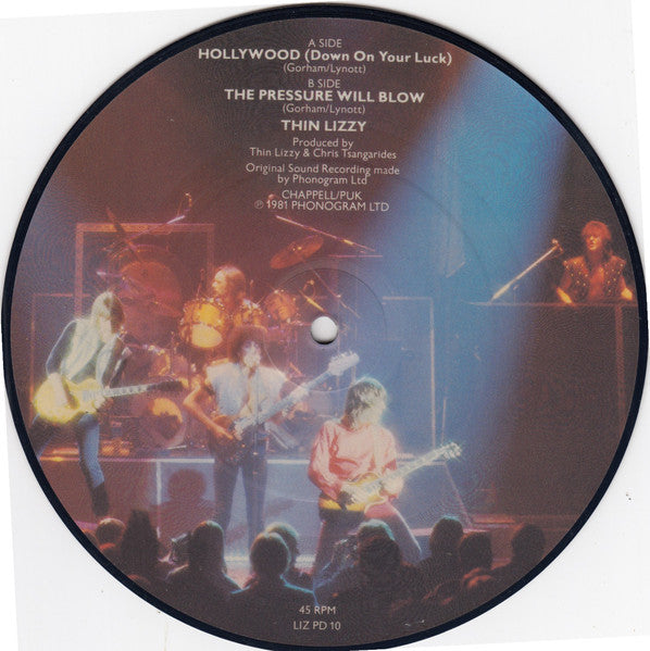 Hollywood (Down On Your Luck) (PICTURE VINYL 7") | Excellent (EX) Generic Get Cheap Vinyl