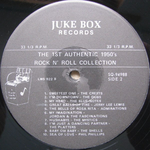 The First Authentic 1950's Rock & Roll Collection *BOX* | Excellent (EX) Very Good Plus (VG+) Get Cheap Vinyl