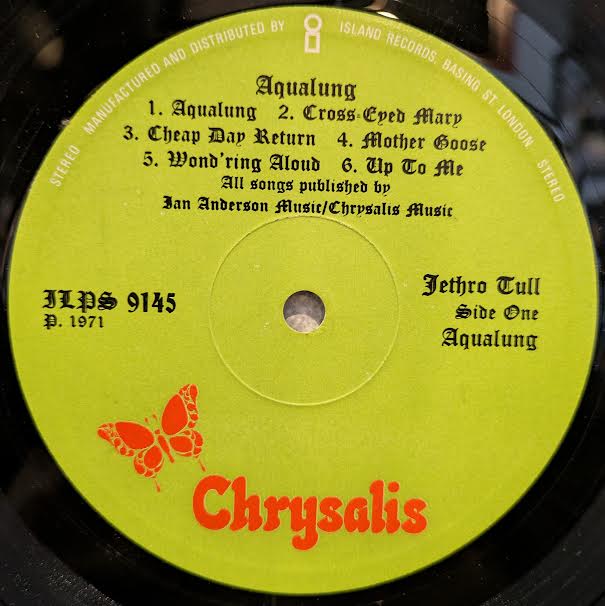 Aqualung (UK VINYL) | Excellent (EX) Excellent+ (EX+) Get Cheap Vinyl