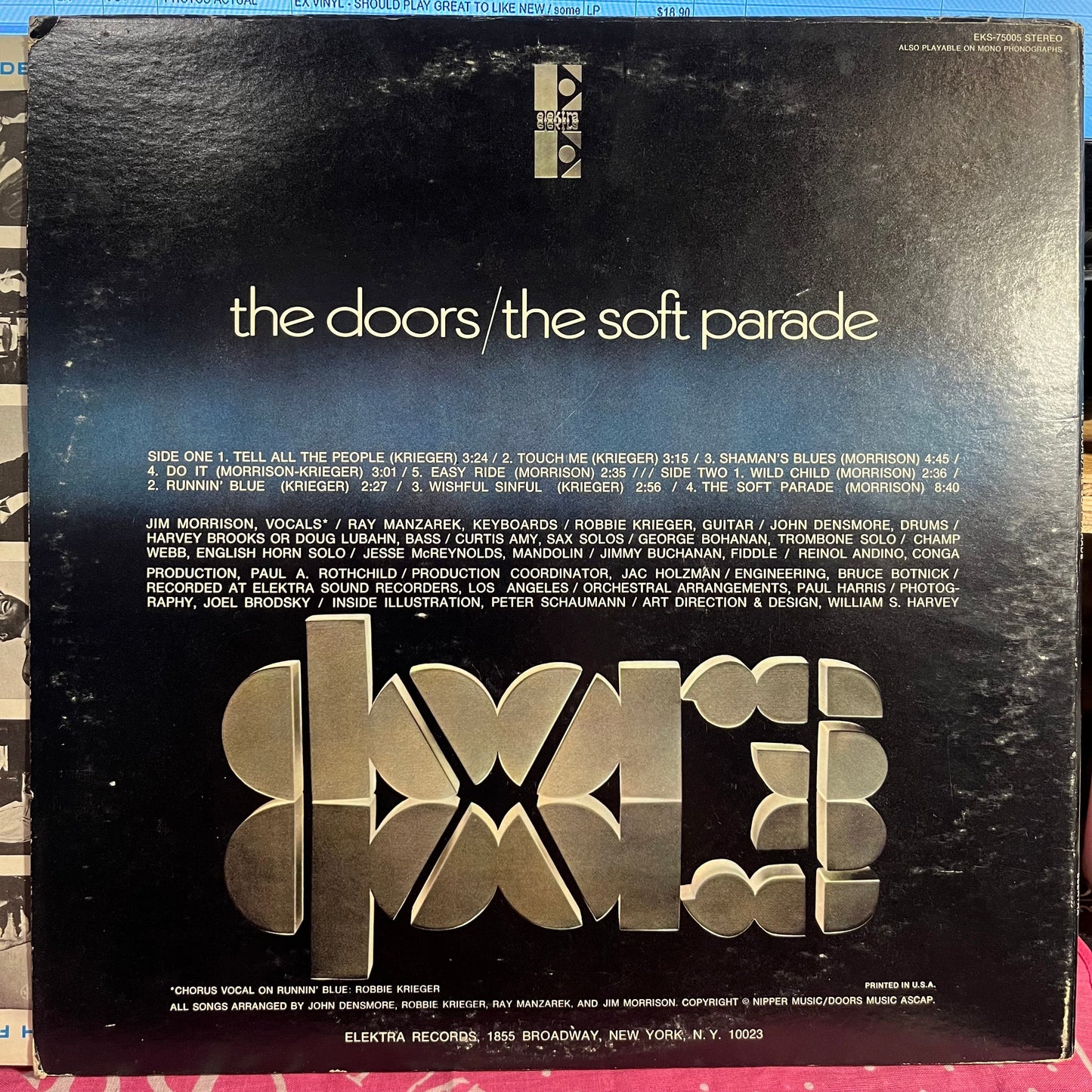 The Soft Parade *TERRE HAUTE* | Excellent (EX) Very Good Plus (VG+) Get Cheap Vinyl