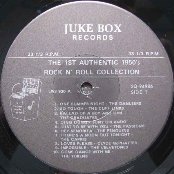 The First Authentic 1950's Rock & Roll Collection *BOX* | Excellent (EX) Very Good Plus (VG+) Get Cheap Vinyl