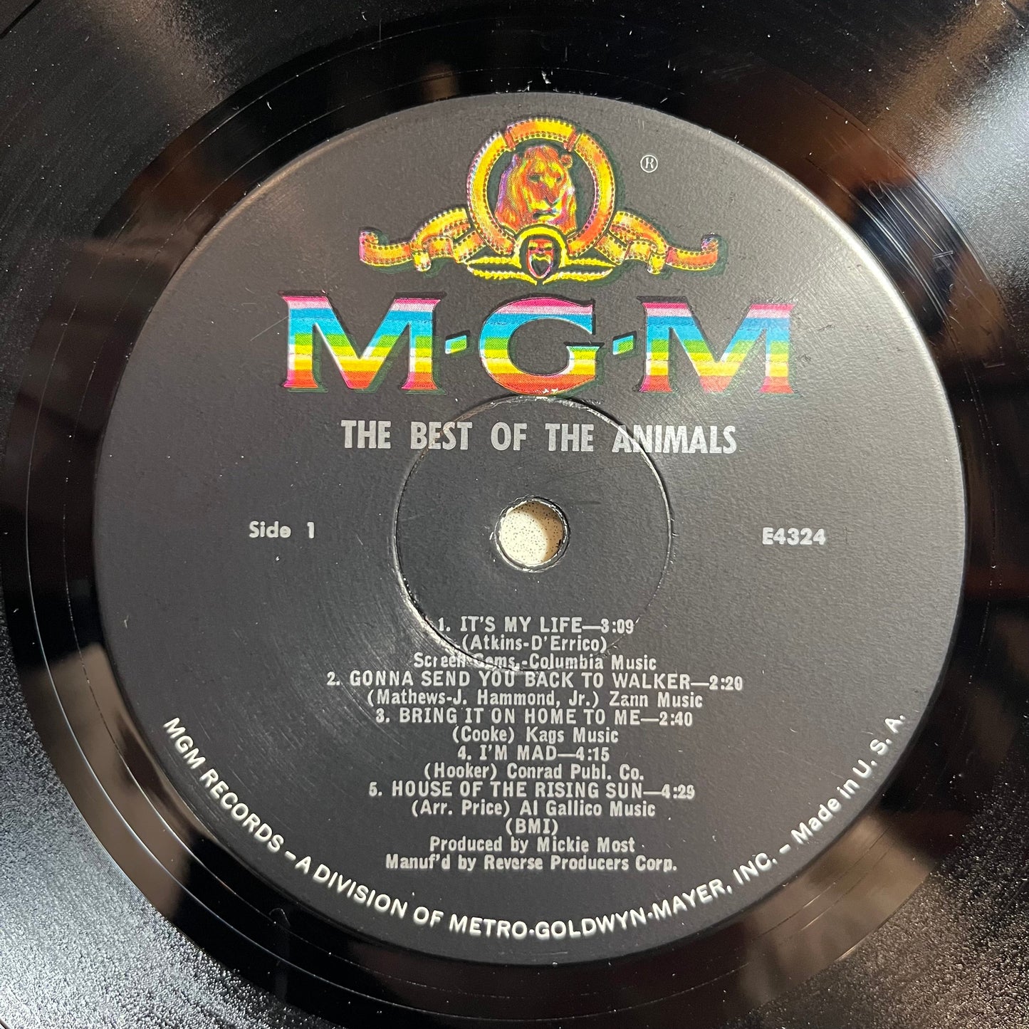 The Best Of The Animals (VINYL) | Excellent (EX) Excellent+ (EX+) Get Cheap Vinyl