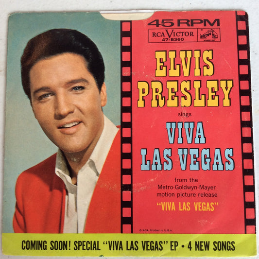 Viva Las Vegas / What'd I Say (7" VINYL) | Excellent (EX) Excellent (EX) Get Cheap Vinyl
