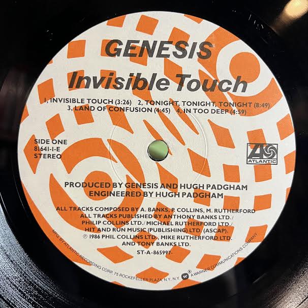 Invisible Touch (VINYL) | Excellent (EX) Near Mint (NM) Get Cheap Vinyl