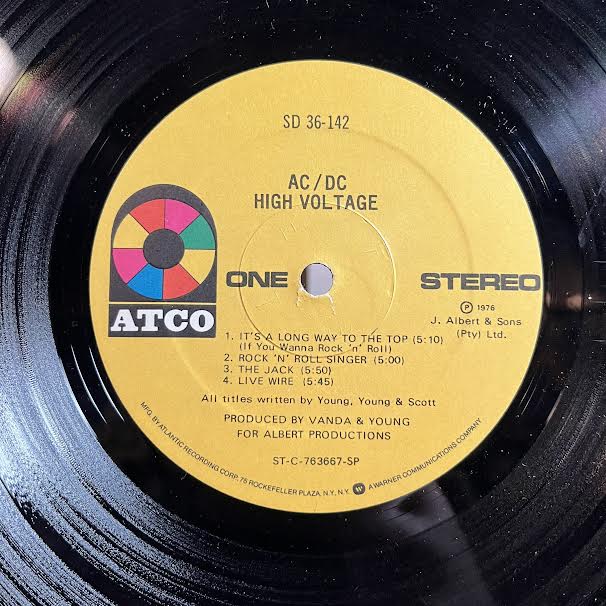 High Voltage (VINYL) | Excellent (EX) Excellent (EX) Get Cheap Vinyl