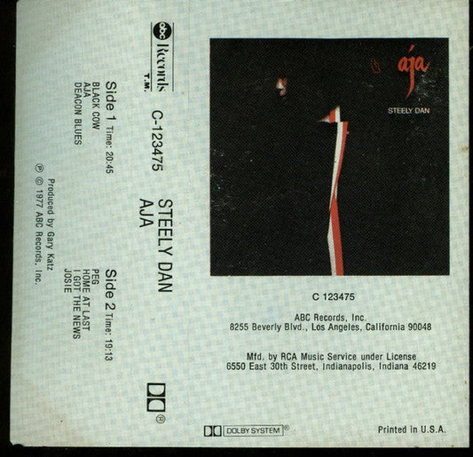 Aja (CASSETTE) | Excellent (EX) Excellent (EX) Get Cheap Vinyl