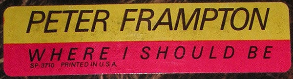 Where I Should Be | Excellent (EX) Excellent (EX) Get Cheap Vinyl
