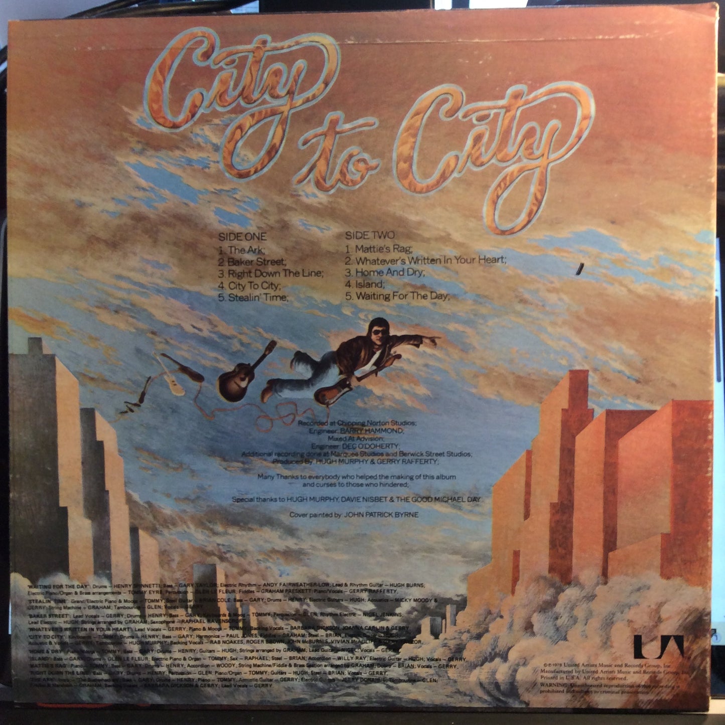 City To City (VINYL) | Excellent (EX) Near Mint (NM) Get Cheap Vinyl