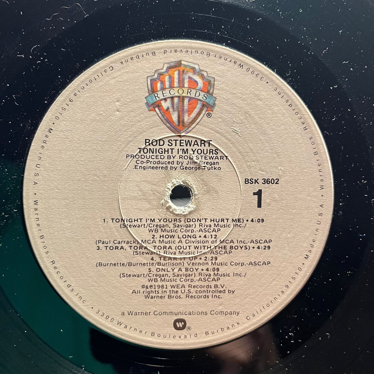 Tonight I'm Yours | Excellent (EX) Near Mint (NM) Get Cheap Vinyl