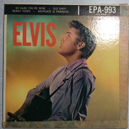 Elvis, Volume ll (7" VINYL) | Excellent (EX) Excellent (EX) Get Cheap Vinyl