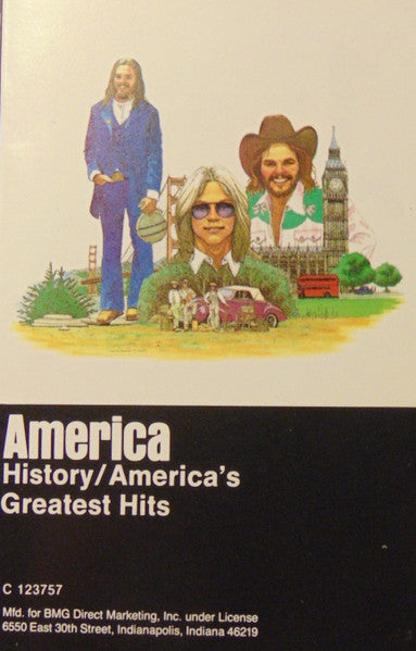 History - America's Greatest Hits (CASSETTE) | Excellent (EX) Excellent (EX) Get Cheap Vinyl