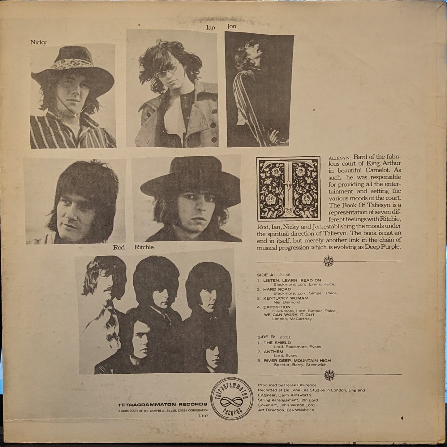The Book Of Taliesyn | Excellent (EX) Excellent (EX) Get Cheap Vinyl