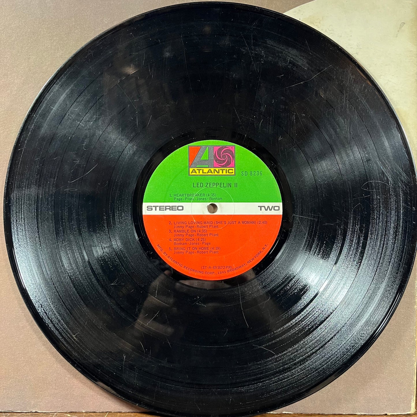 Led Zeppelin II (VINYL - RL PR CUT) | Fair (F) Good Plus (G+) Get Cheap Vinyl
