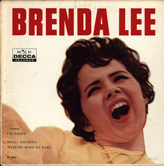 Brenda Lee *GLOVERSVILLE* | Good Plus (G+) Very Good (VG) Get Cheap Vinyl