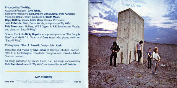 Who's Next (CD) | Near Mint- (NM-) Near Mint- (NM-) Get Cheap Vinyl