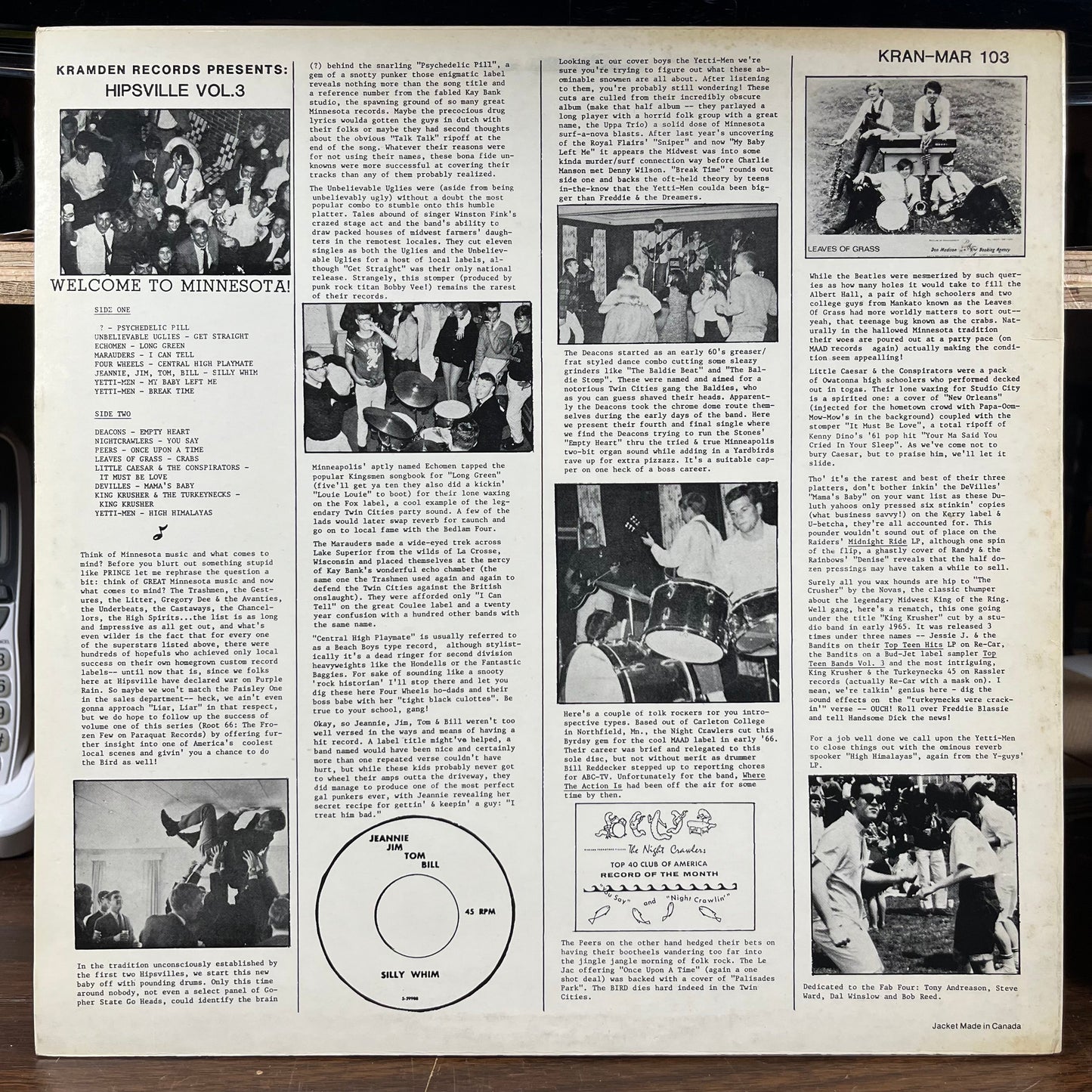 Hipsville Vol. 3 (VINYL) | Near Mint- (NM-) Excellent (EX) Get Cheap Vinyl