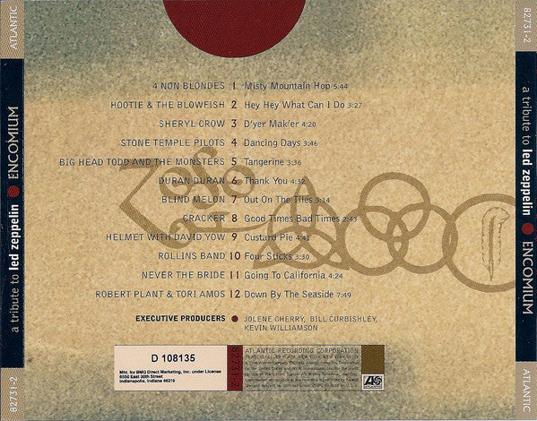 Encomium: A Tribute To Led Zeppelin (CD) | Near Mint (NM) Near Mint (NM) Get Cheap Vinyl
