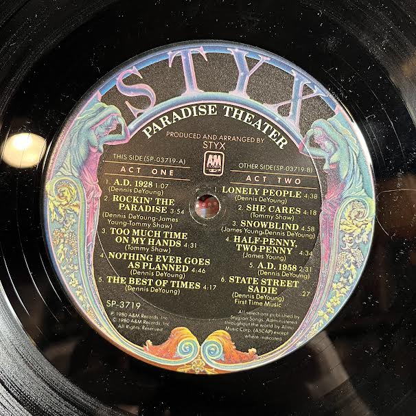 Paradise Theatre (VINYL) | Near Mint- (NM-) Excellent (EX) Get Cheap Vinyl