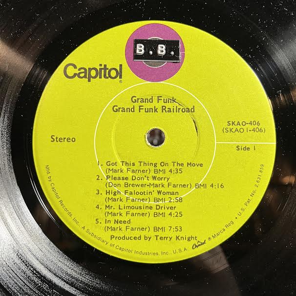 Grand Funk (VINYL) | Near Mint- (NM-) Very Good (VG) Get Cheap Vinyl