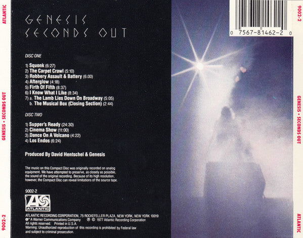 Seconds Out (2xCD) | Near Mint- (NM-) Near Mint- (NM-) Get Cheap Vinyl