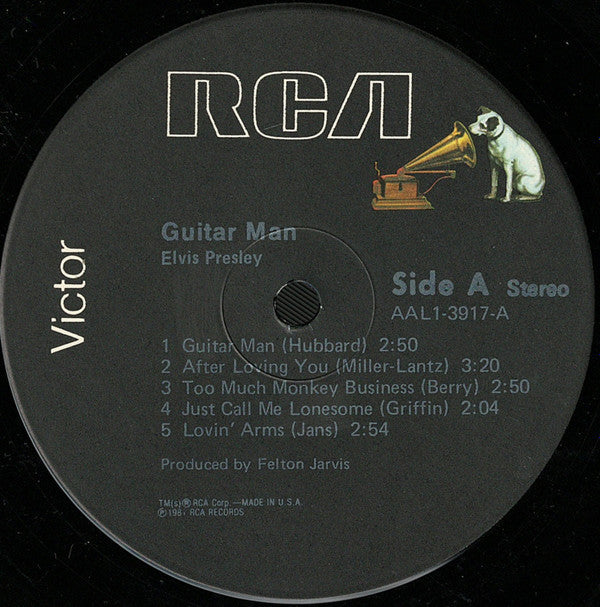 Guitar Man *INDIANAPOLIS* | Near Mint (NM) Near Mint (NM) Get Cheap Vinyl
