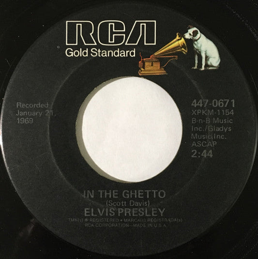 In The Ghetto | Near Mint (NM) Excellent (EX) Get Cheap Vinyl