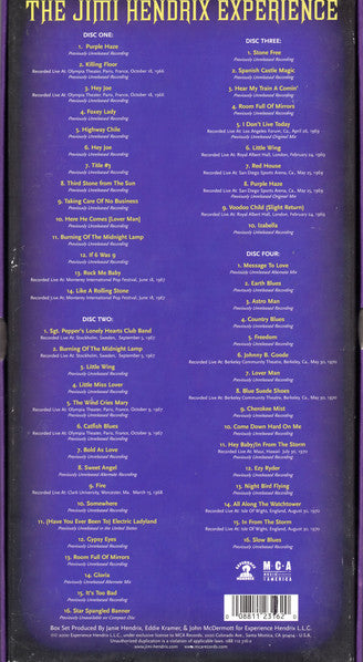 The Jimi Hendrix Experience (4xCD VELVET BOX) | Near Mint (NM or M-) Near Mint (NM or M-) Get Cheap Vinyl