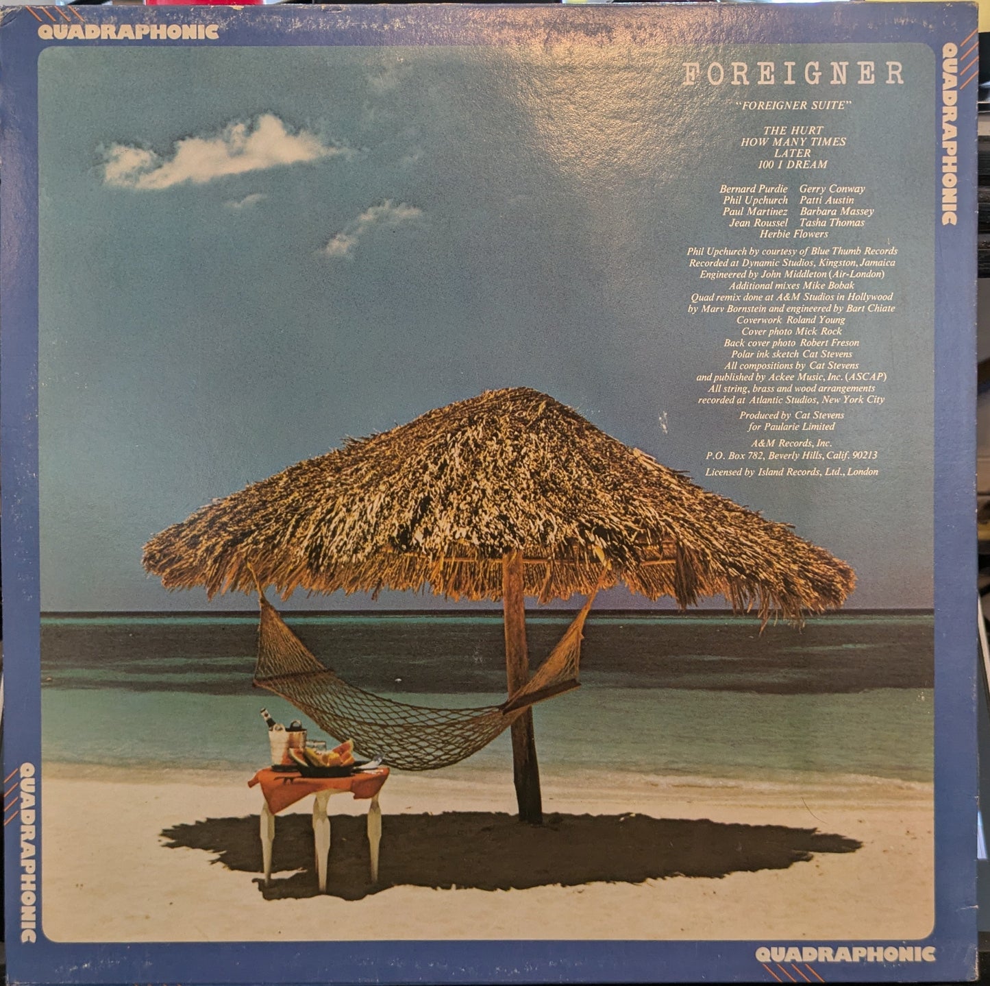Foreigner (QUADRAPHONIC VINYL) | Near Mint (NM) Excellent (EX) Get Cheap Vinyl
