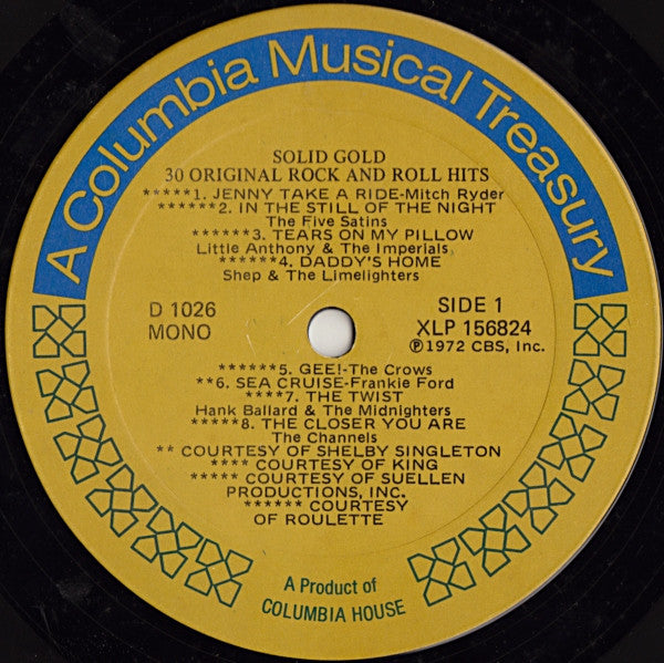 Solid Gold / 30 Original Rock And Roll Hits | Near Mint (NM) Very Good Plus (VG+) Get Cheap Vinyl