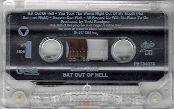 Bat Out Of Hell (CASSETTE) | Near Mint (NM) Near Mint (NM) Get Cheap Vinyl