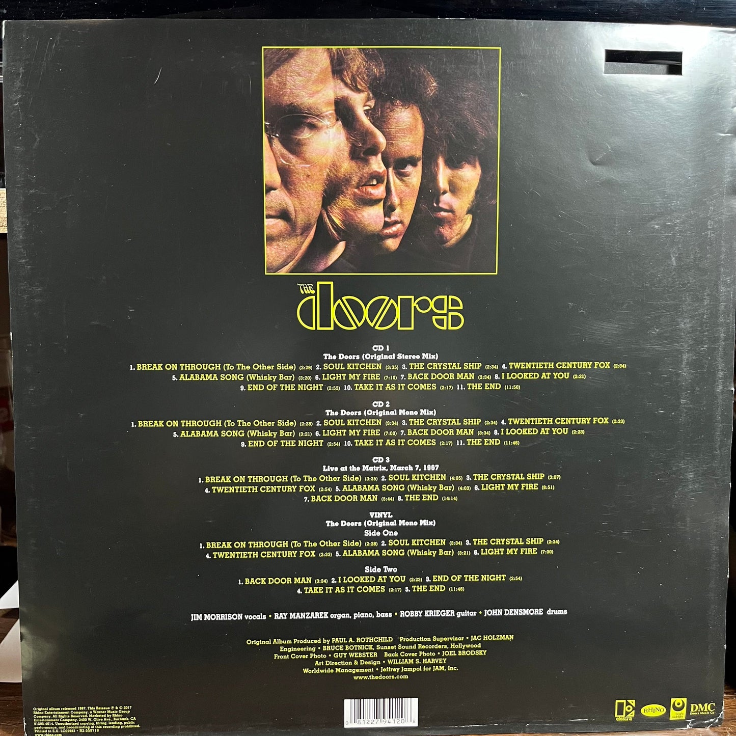 The Doors (VINYL & 3xCD) | Near Mint (NM) Excellent+ (EX+) Get Cheap Vinyl