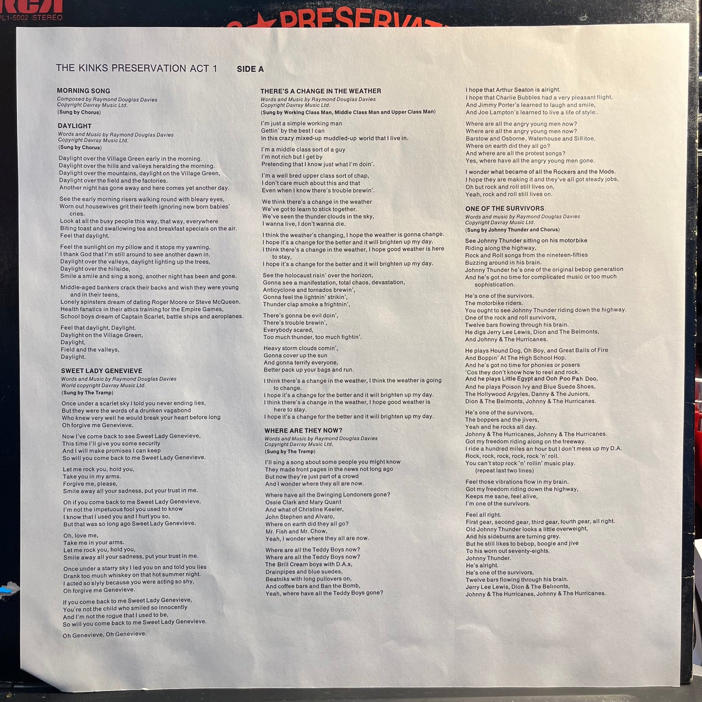 Preservation Act 1 | Near Mint (NM) Excellent (EX) Get Cheap Vinyl