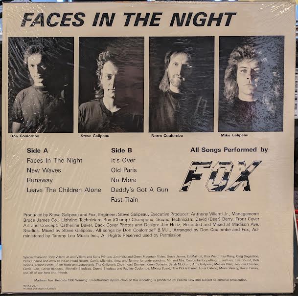 Faces In The Night (VINYL) | Near Mint (NM) Near Mint (NM) Get Cheap Vinyl