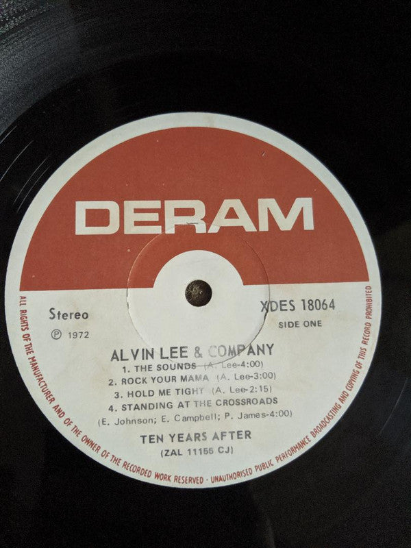 Alvin Lee & Company *CJ - JACKSONVILLE* | Near Mint (NM) Excellent (EX) Get Cheap Vinyl
