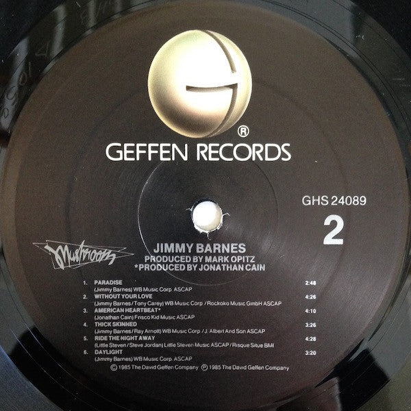 Jimmy Barnes *ALLIED / PROMO* | Near Mint (NM) Excellent (EX) Get Cheap Vinyl