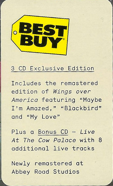 Wings Over America (2xCD) | Near Mint (NM) Near Mint (NM) Get Cheap Vinyl