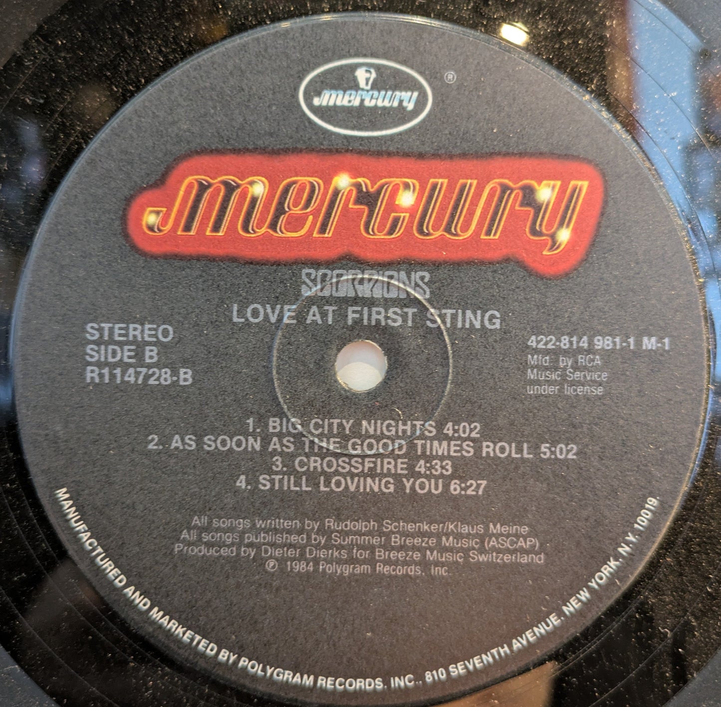 Love At First Sting (VINYL) | Excellent+ (EX+) Excellent (EX) Get Cheap Vinyl