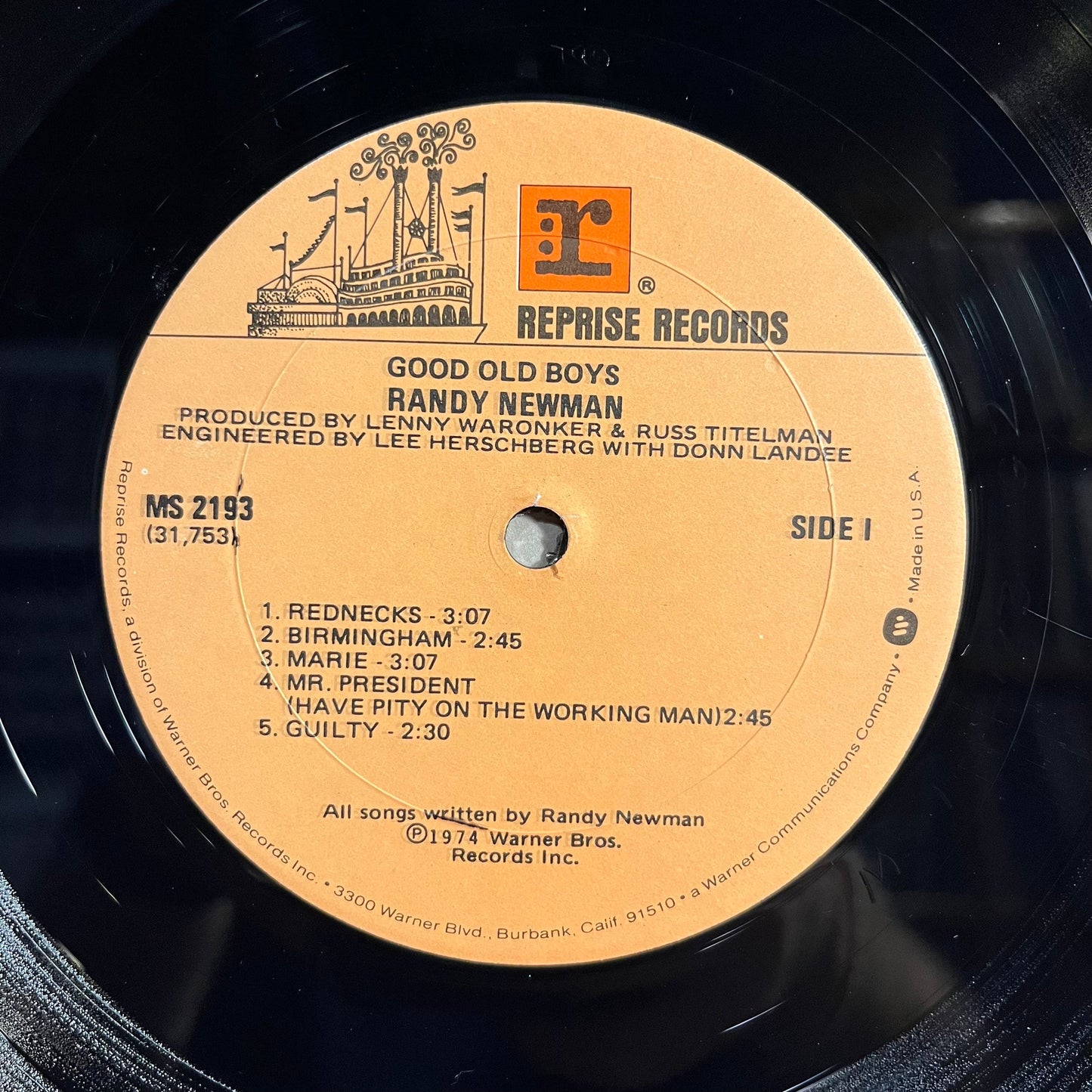 Good Old Boys *GOLD DISK* | Near Mint (NM) Excellent (EX) Get Cheap Vinyl