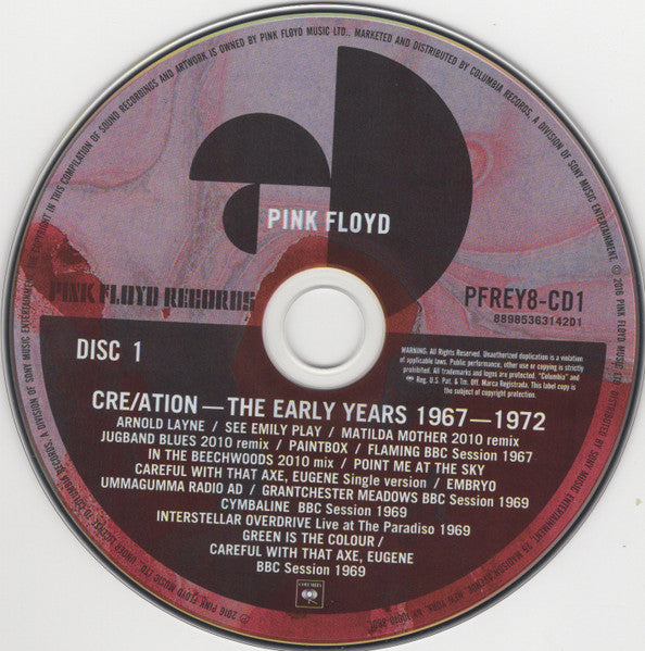 Cre/ation (The Early Years 1967-1972) (2xCD) | Near Mint (NM) Near Mint- (NM-) Get Cheap Vinyl