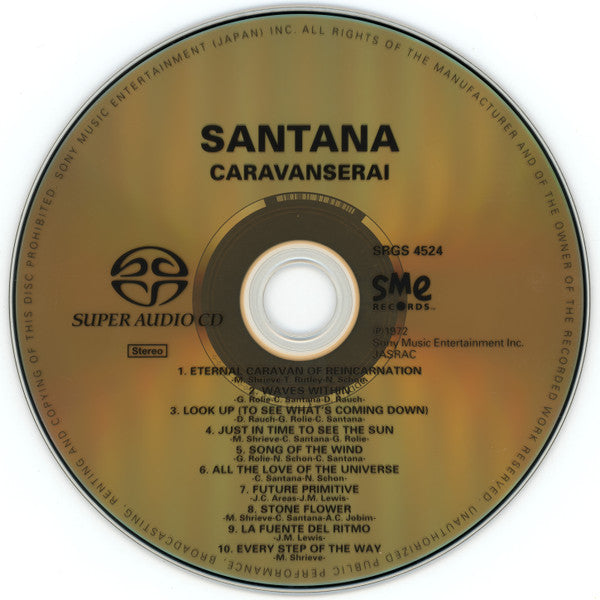 Caravanserai SACD *NO OBI / CD* | Near Mint (NM) Near Mint (NM) Get Cheap Vinyl
