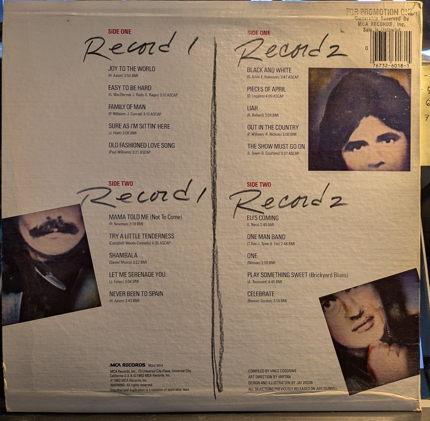 The Best Of Three Dog Night (2xVINYL) | Near Mint (NM) Excellent (EX) Get Cheap Vinyl