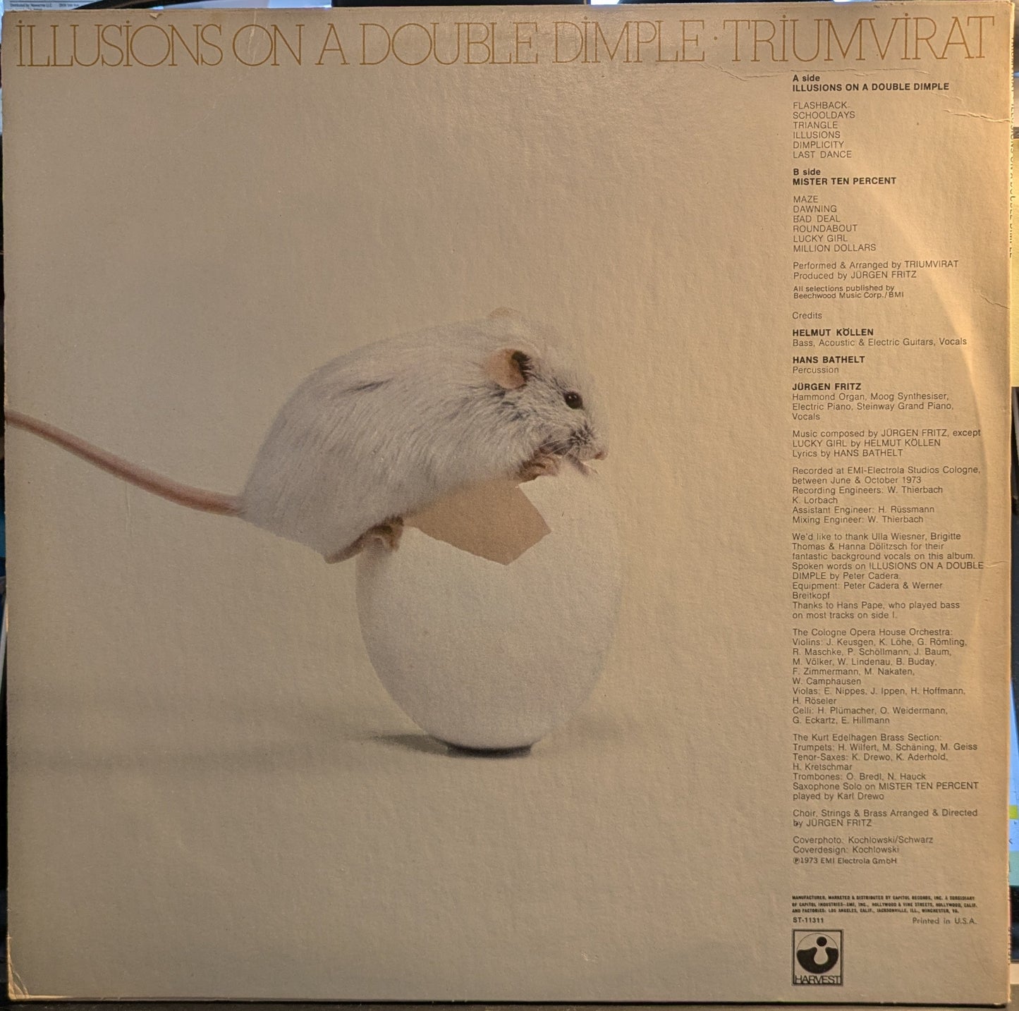 Illusions On A Double Dimple (VINYL) | Near Mint (NM) Excellent+ (EX+) Get Cheap Vinyl