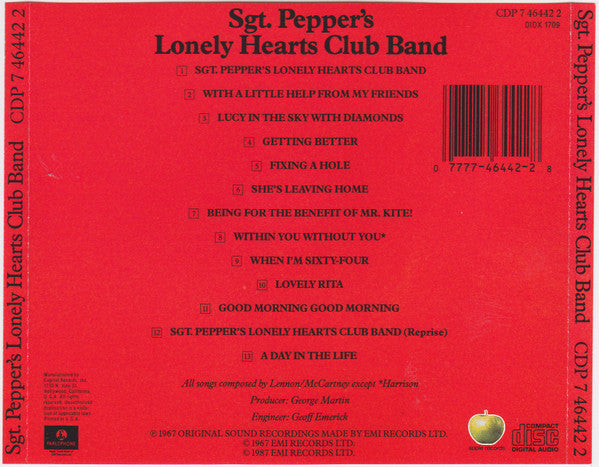 Sgt. Pepper's Lonely Hearts Club Band (CD) | Near Mint (NM) Near Mint (NM) Get Cheap Vinyl