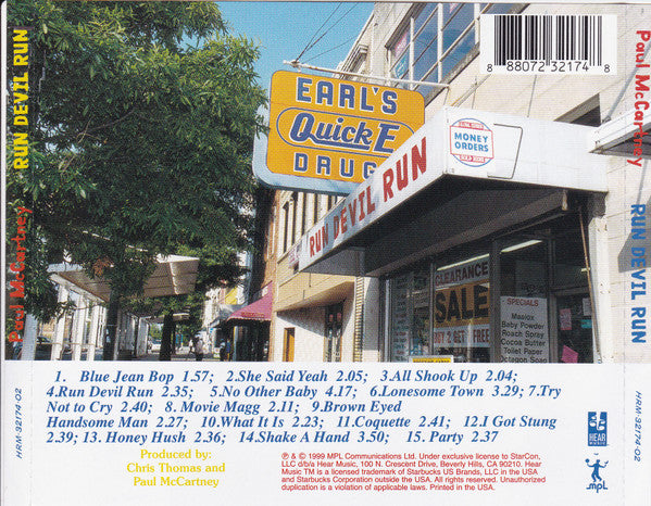Run Devil Run (CD) | Near Mint (NM) Near Mint (NM) Get Cheap Vinyl