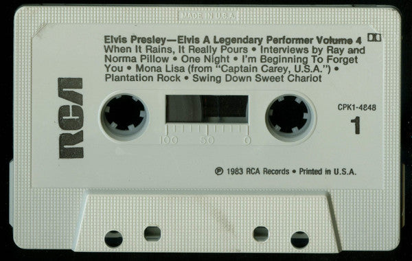 A Legendary Performer - Volume 4 (CASSETTE) | Near Mint (NM) Near Mint (NM) Get Cheap Vinyl
