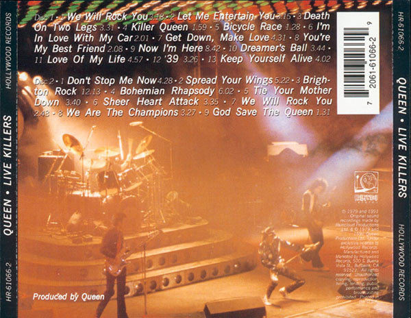 Live Killers (2xCD) | Near Mint (NM) Near Mint- (NM-) Get Cheap Vinyl