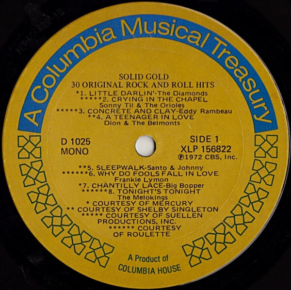 Solid Gold / 30 Original Rock And Roll Hits | Near Mint (NM) Very Good Plus (VG+) Get Cheap Vinyl