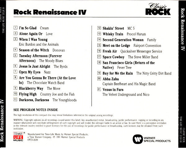 Classic Rock - Rock Renaissance IV *CD* | Near Mint (NM) Near Mint (NM) Get Cheap Vinyl