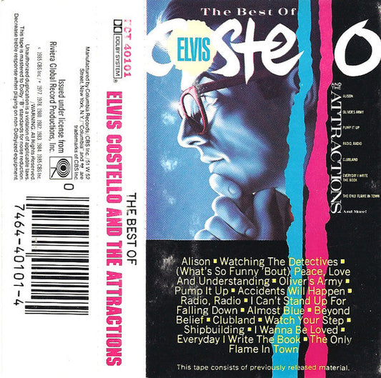 The Best Of Elvis Costello And The Attractions *CASSETTE* | Near Mint (NM) Near Mint (NM) Get Cheap Vinyl